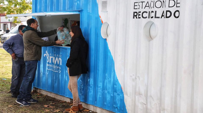 20190525 brown1 Inauguración de la 10° estación de reciclado en Rafael Calzada