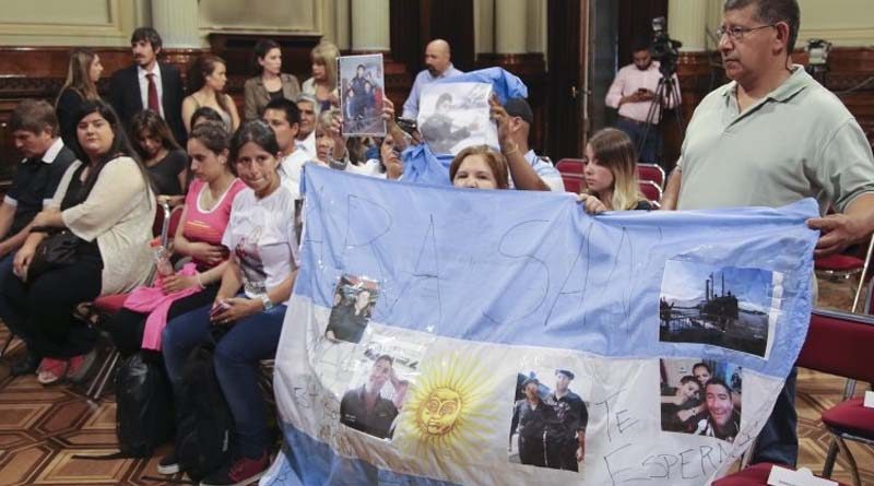 20180115 nac1 Los familiares de la tripulación realizan una marcha este lunes