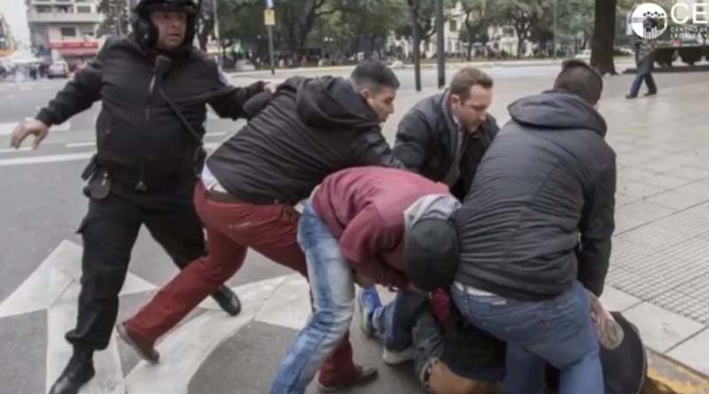 20180302 nac Represión en protestas sociales en Argentina
