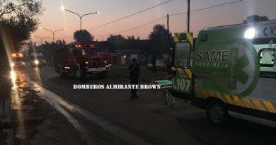 20180527 brown Lesionados en accidente vehicular en Burzaco