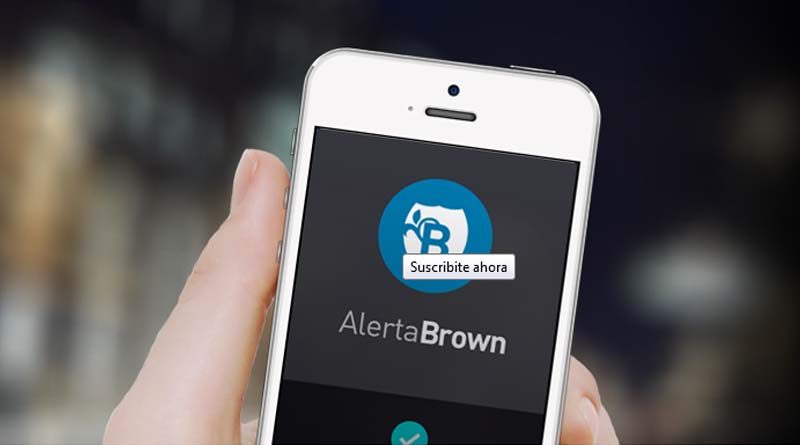 20180614 brown1 La aplicación Alerta Brown tuvo miles de descargas