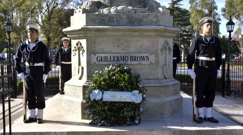 20180622 brown Homenaje al Almirante Brown