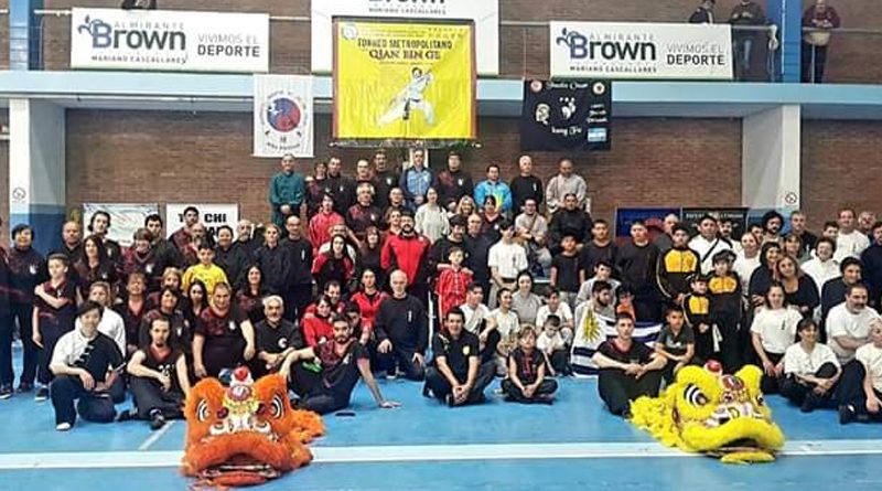 20191022 deporte Seminario de artes marciales en el polideportivo de Alte Brown
