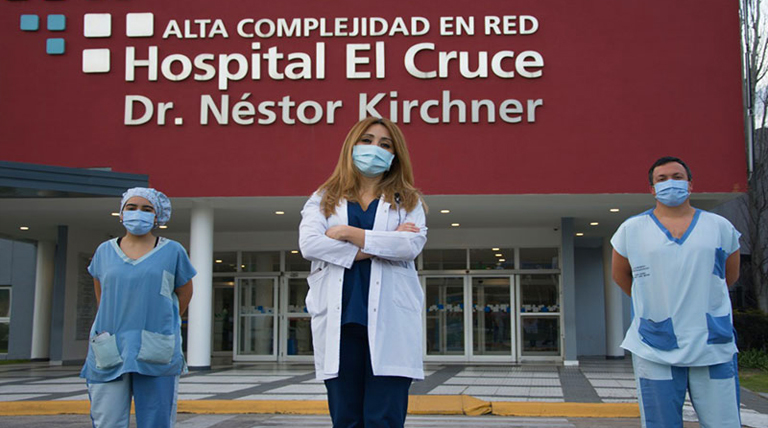 20200909 conurbano varela hospital el cruce hospital El Cruce Néstor Kirchner