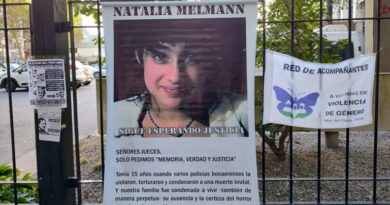 20231207 Natalia Melmann joven que viajó en el Buquebús para imputarle grave delito