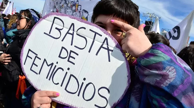 20240112 Basta de femicidios Enfrentamientos en González Catán