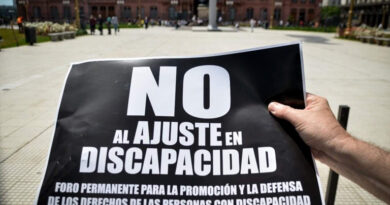 20240118 Ajuste discapacidad Represión en protestas sociales en Argentina