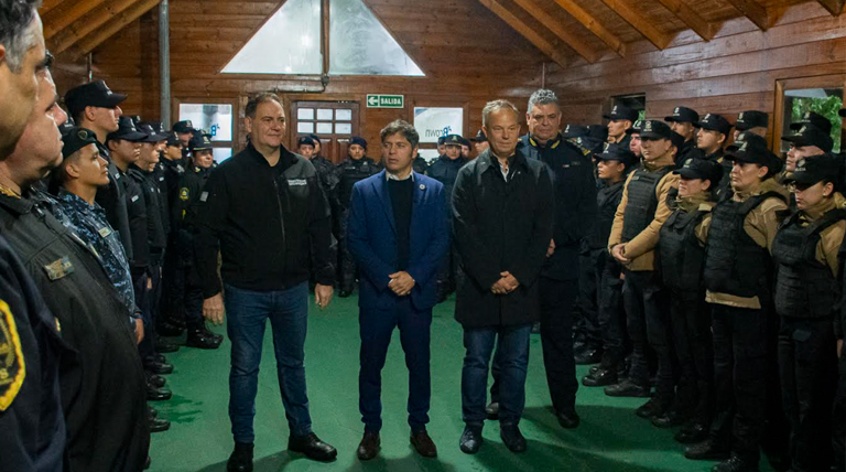 20250605 Brown Cascallares Kicillof Efectivos Policía Almirante Brown