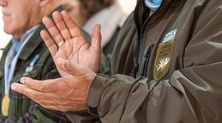 20250610 BROWN HOMENAJE A EX COMBATIENTES2 Día de la Afirmación de los Derechos Argentinos sobre Malvinas