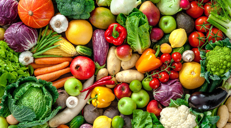 Cinco frutas y verduras
