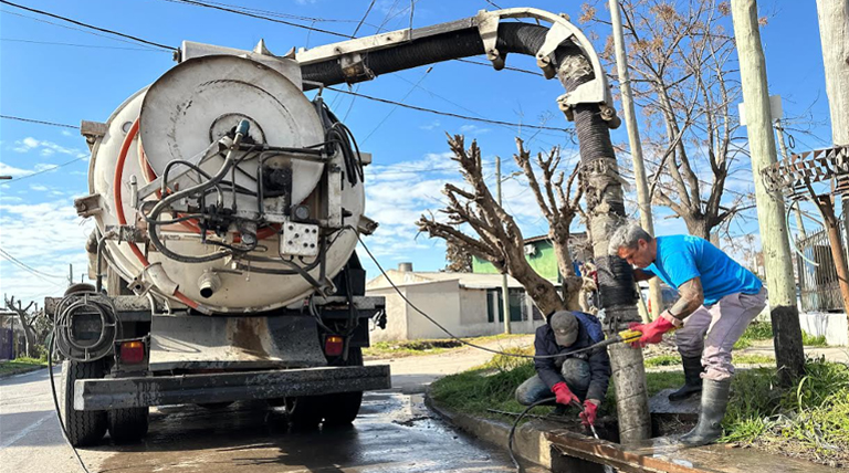 El Municipio profundiza las obras y los trabajos de limpieza frente al pronóstico de lluvias 1 20260714 Brown obras obras y los trabajos de limpieza