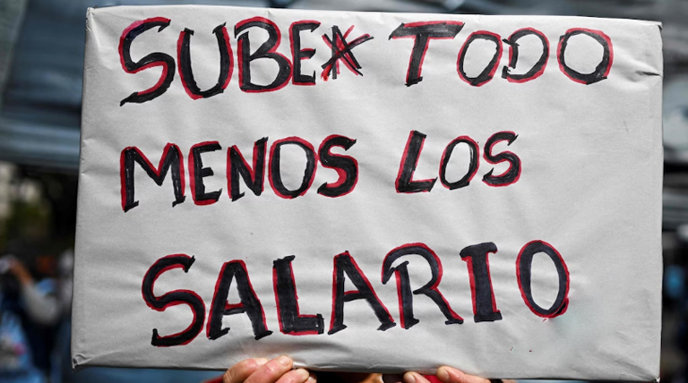 La realidad de los salarios: 5,5% de caída en el primer cuatrimestre, desmintiendo el discurso oficial 1 salarios
