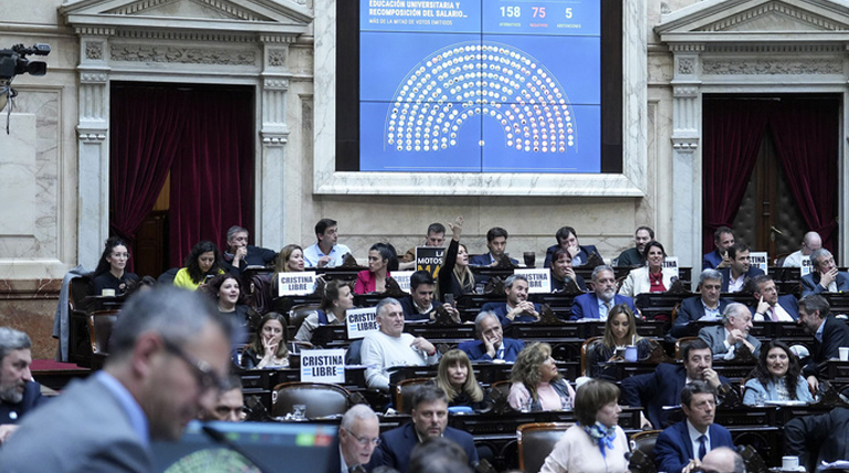 Victoria legislativa para la oposición: el Congreso da media sanción a la emergencia pediátrica y universitaria frente a la amenaza de Milei 1 20260807 Congreso Hospital Garrahan