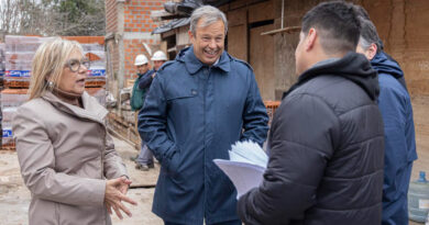 Cascallares y Paula Eichel recorrieron el nuevo edificio de la Escuela Secundaria N° 26 en Glew Cascallares y Paula Eichel recorrieron el nuevo edificio de la Escuela Secundaria N° 26 en Glew