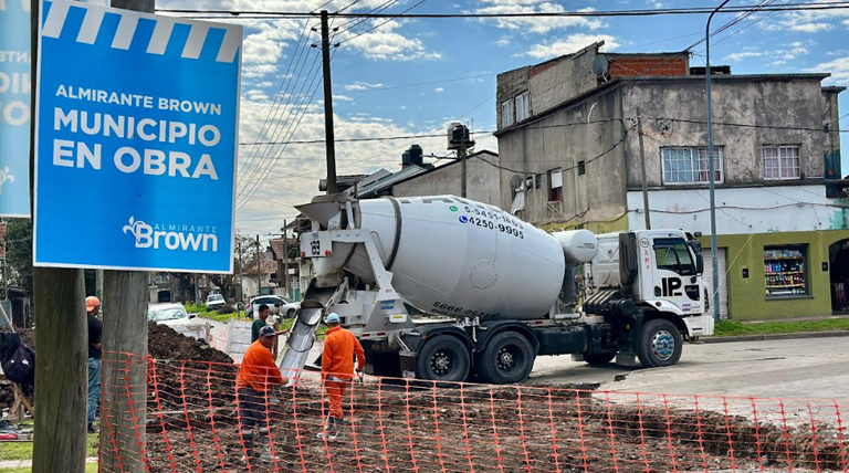 20250925 Brown obras viales3 obras Alte Brown