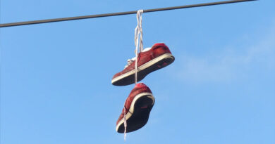 zapatillas colgadas