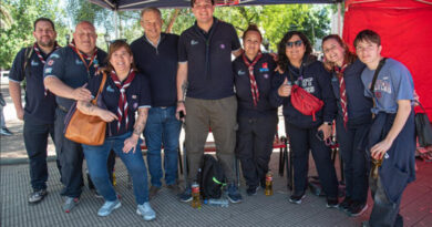 El Municipio acompañó a los bomberos en la segunda edición de la carrera “Brown Corre”