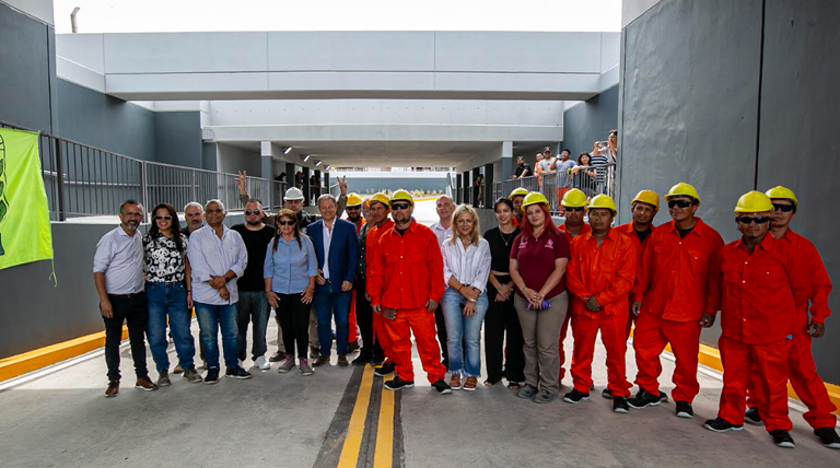 Cascallares: "20 mil vehículos ya circulan a diario por el Paso Bajo Nivel de Longchamps" 2 20251206 Brown Cascallares Paso Bajo Nivel Longchamp calle Diehl Paso Bajo Nivel de Longchamps