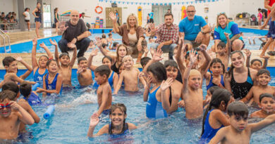Fabiani y Paula Eichel recorrieron la Colonia Municipal de Verano de Alte Brown