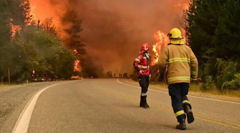 20260113 Incendio Incendios en Chubut: