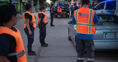 Profundizan en Alte Brown los operativos de saturación policial con controles viales