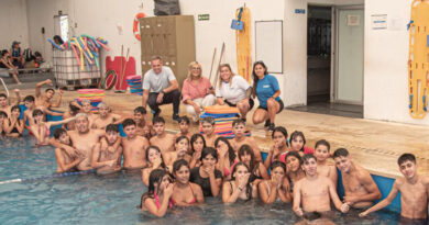 Paula Eichel compartió junto a niños y jóvenes una nueva jornada de la Colonia Municipal de Verano
