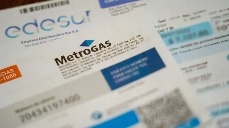 20261203 Facturas servicios Edesur metrosa Luz Gas Argentina
