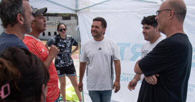 Club Claypole: Puesta en valor del playón deportivo y jornada solidaria en homenaje al atleta olímpico Braian Toledo