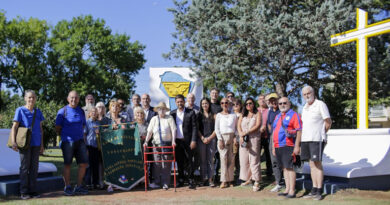 Homenaje al piloto francés Henri Bregi en el 116° aniversario del primer vuelo mecanizado de sudamerica