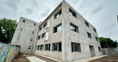 El Municipio de Alte Brown avanza a todo ritmo con la obra del nuevo edificio de aulas para el Instituto n°41