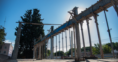 Alte Brown concreta obras y mejoras en el Cementerio Municipal de Rafael Calzada