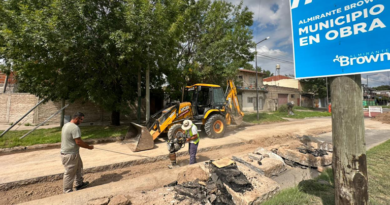 En Alte Brown el municipio avanza con obras viales en barrios y localidades