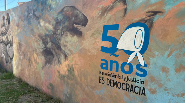 El Municipio presentó murales en el marco de los 50 años del golpe militar El Municipio presentó murales en el marco de los 50 años del golpe militar