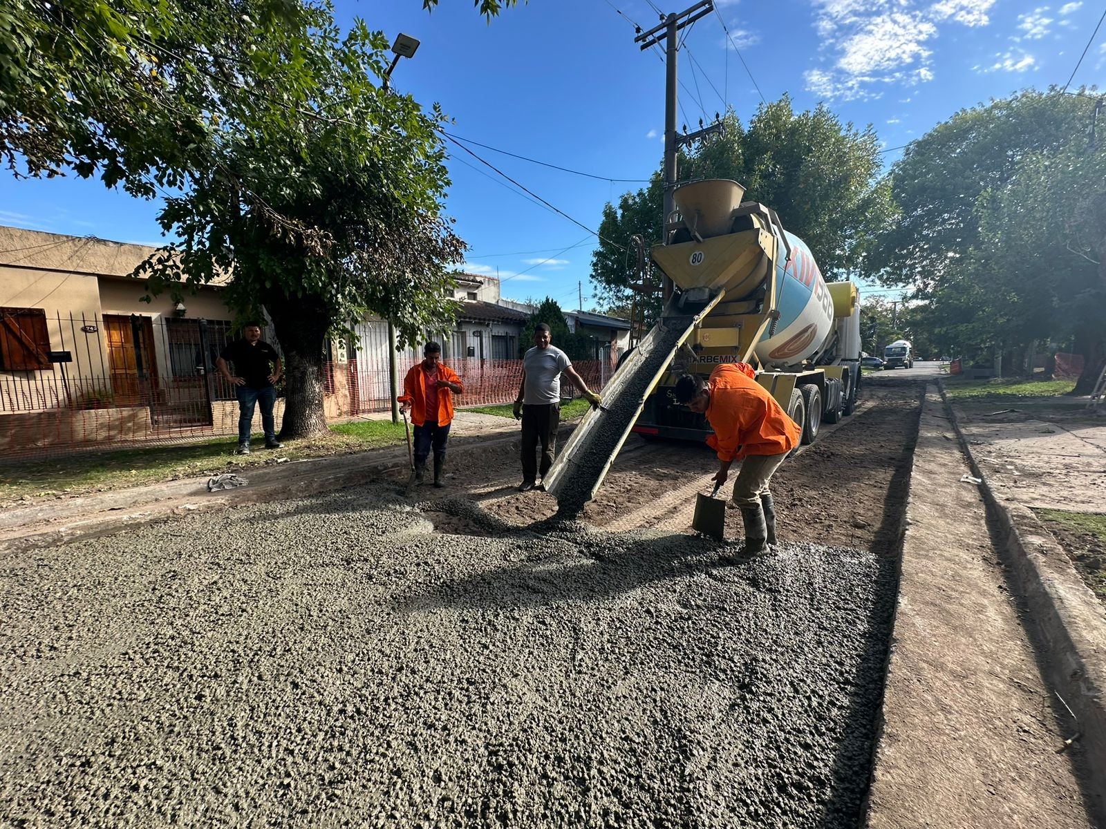 El Municipio de Alte Brown avanza con pavimentos de hormigón en Longchamps 2 0pavimento pavimentos en Longchamps