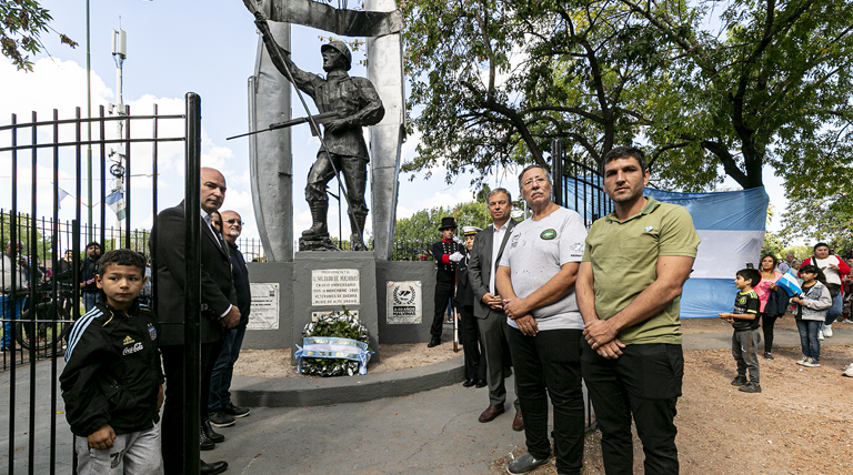 Homenajes a los ex combatientes brownianos a 44 años de la gesta de Malvinas