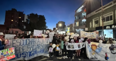 Justicia por Ángel López: una multitud marchó contra la impunidad en Comodoro Rivadavia