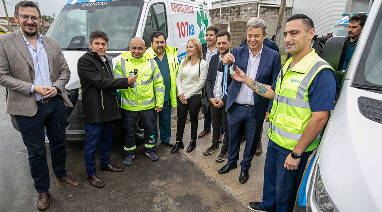 El Municipio presentó una nueva flota de maquinas, camiones y ambulancias para brindar más servicios a los vecinos 2 20260513 flota1 nueva flota de maquinas