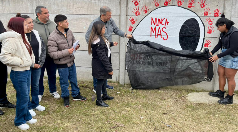 Cascallares compartió un encuentro con jóvenes del envión comunitario de Alte Brown