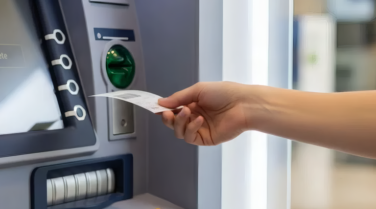 Por qué no tenés que imprimir el ticket del cajero automático