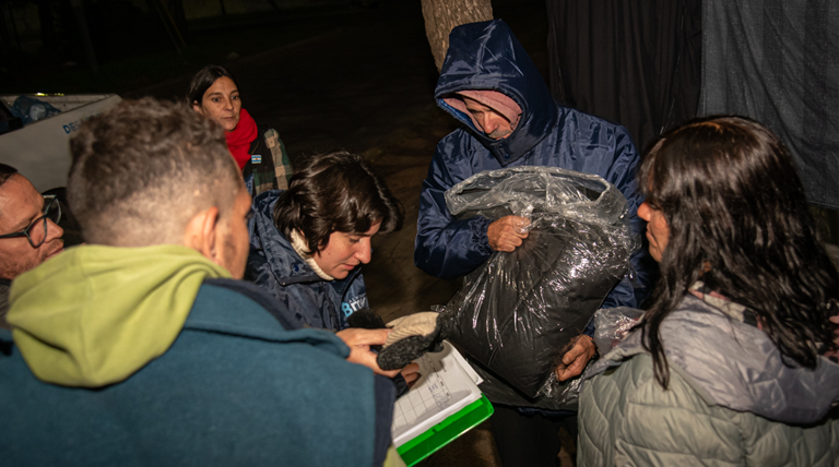 Arrancó el Operativo Frío 2026 en Alte Brown para asistir a personas en situación de calle