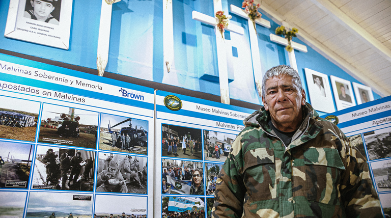 Excombatientes de Almirante Brown volvieron a las Islas Malvinas 2 20260524 ex combatientes malvinass1