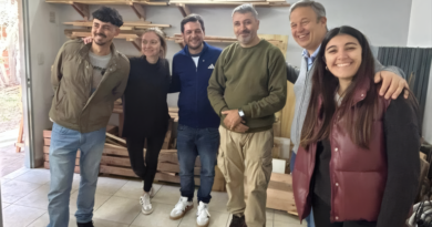 Cascallares y Fabiani participaron de la inauguración de un Espacio Cooperativo de Producción, Formación y Comercialización
