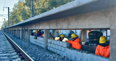 El Municipio de Alte Brown retomó la construcción de la Estación de Trenes de la Universidad Guillermo Brown