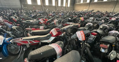 El Municipio compactó 900 motos y autos abandonados o secuestrados en operativos viales