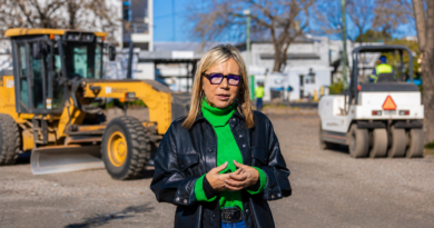 El Municipio realiza obras y mejoras en los accesos del Hospital Provincial Lucio Meléndez