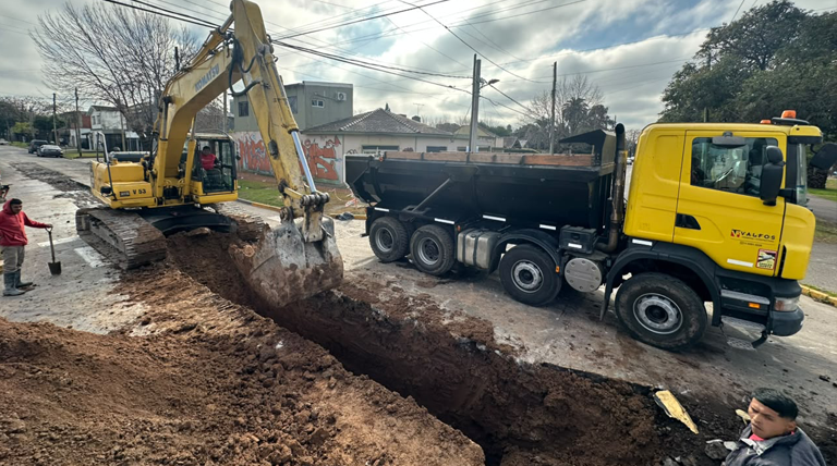 El Municipio de Alte Brown avanza con una obra histórica que permitirá sanear más de diez hectáreas