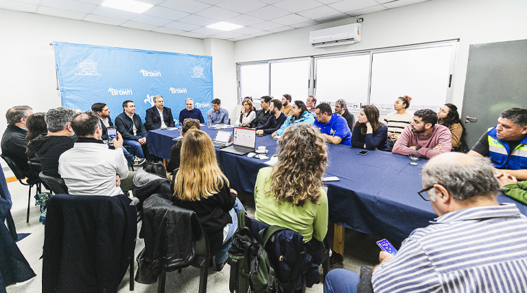 Municipios de la cuenca del Arroyo San Francisco-Las Piedras coordinaron en Alte Brown acciones para mitigar anegamientos 2 20260729 ARROYO SAN FRANCISCO1 Arroyo San Francisco-Las Piedras