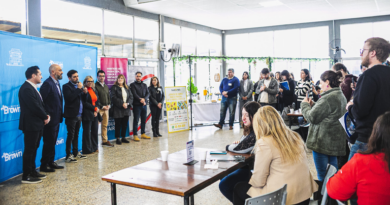 Fabiani y Paula Eichel encabezaron una jornada de trabajo para potenciar a las PyMEs de Alte Brown