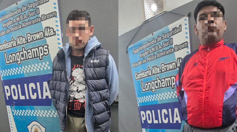Longchamps: gracias a las cámaras del Municipio detienen a dos delincuentes que circulaban en un auto robado