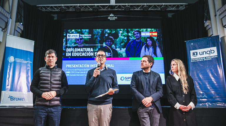 Alte Brown impulsa el lanzamiento de la Diplomatura de Introducción a la Educación Social
